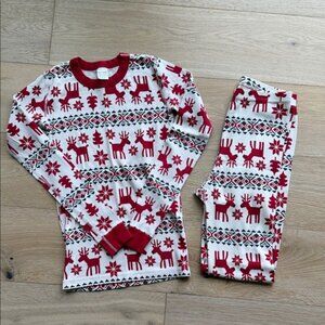 Hanna Anderson Red and White Kids Pajamas